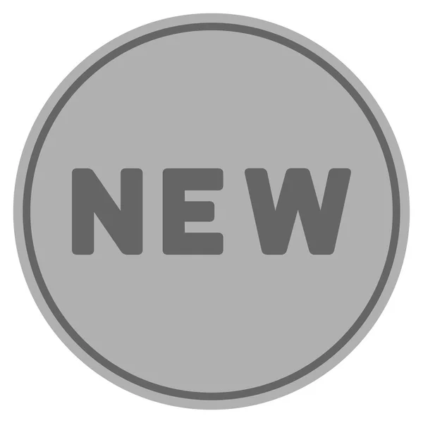 Nova moeda de prata — Vetor de Stock