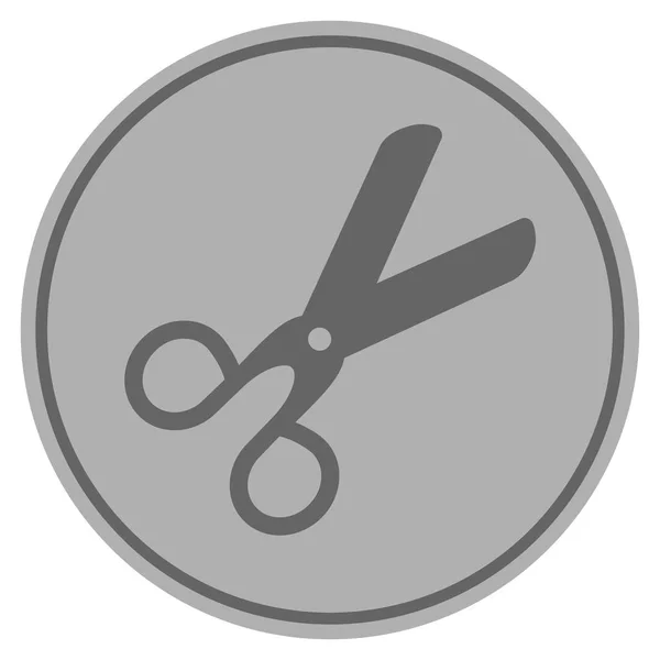 剪刀银币 — 图库矢量图片