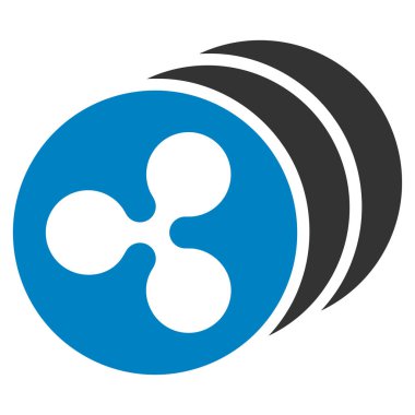 Paralar düz simgesi dalgalanma