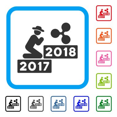 Beyefendi dua dalgalanma 2018 simgesi çerçeveli