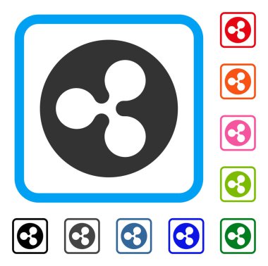 Dalgalanma sikke simge çerçeveli