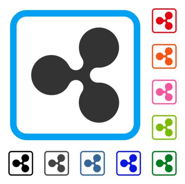 Dalgalanma para birimi simgesi çerçeveli