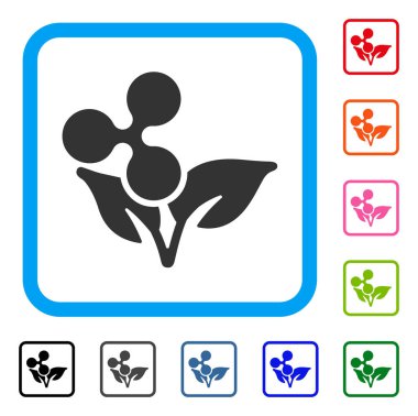 Dalgalanma Eco başlangıç simgesi çerçeveli