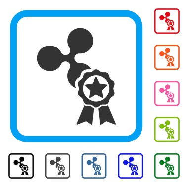 Dalgalanma Yıldız Ödülü simgesi çerçeveli