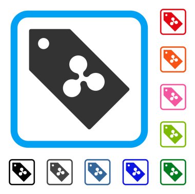 Belirteç çerçeveli simgesi dalgalanma