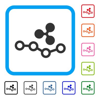 Dalgalanma eğilim simgesi çerçeveli