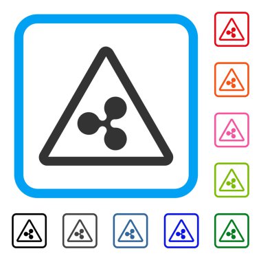 Dalgalanma uyarı simgesi çerçeveli