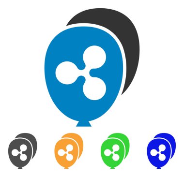 Balonlar vektör simge dalgalanma