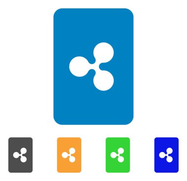 Kart vektör simge dalgalanma