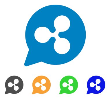 Bulut balon vektör simge dalgalanma