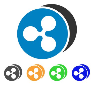 Sikke vektör simge dalgalanma