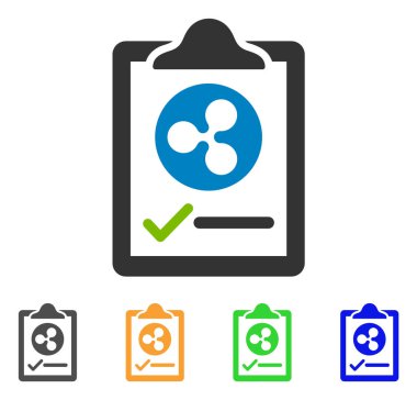 Sözleşme Pad vektör simge dalgalanma