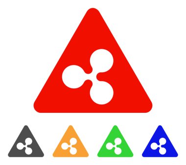 Tehlike vektör simge dalgalanma