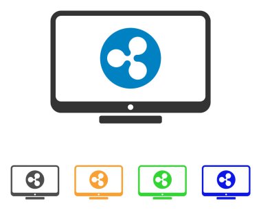 Vektör simge görüntüle dalgalanma