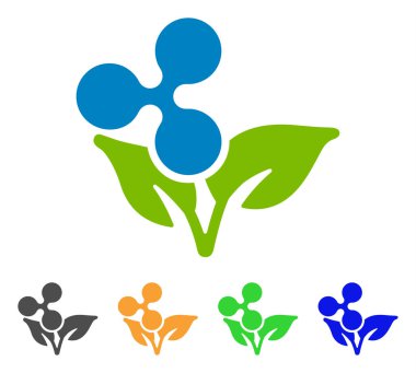 Eco başlangıç vektör simge dalgalanma