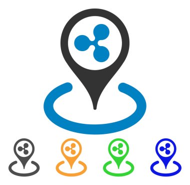 Konumu vektör simge dalgalanma