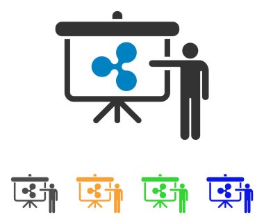 Genel rapor vektör simgesi dalgalanma