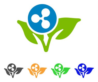 Filiz başlangıç vektör simge dalgalanma