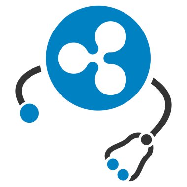 Para sağlık düz simgesi dalgalanma