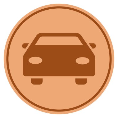 Car Bronze Coin