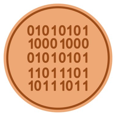 İkili kod Bronz sikke