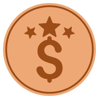 İş yıldız Bronz sikke