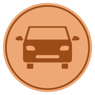 Car Bronze Coin