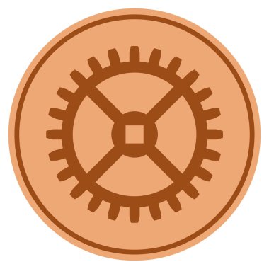 Saat dişli Bronz sikke