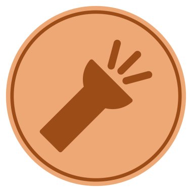 Elektrik Torch ışık Bronz sikke