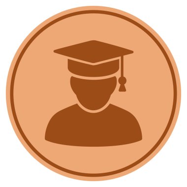 Bilgi adam Bronz sikke