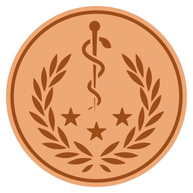 Tıbbi Logo Bronz sikke
