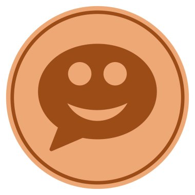 Mesaj Smile Smiley Bronz sikke