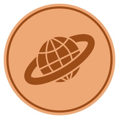 Gezegen halkası Bronz sikke