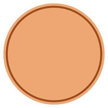 Yuvarlak şablon Bronz sikke