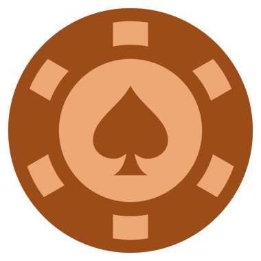 Tepeler takım elbise bakır Casino çip