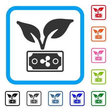 Dalgalanma Eco başlangıç simgesi çerçeveli