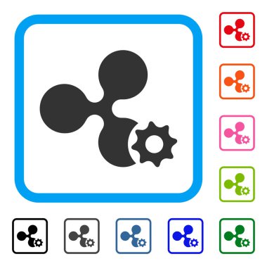 Dalgalanma dişli çerçeveli simge seçenekleri