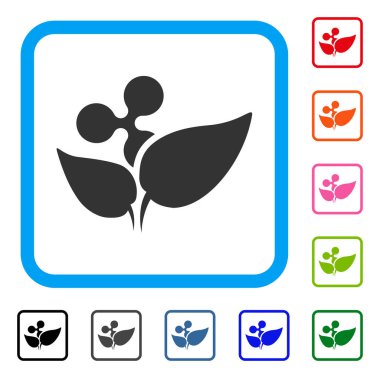 Dalgalanma başlangıç Filiz simgesi çerçeveli