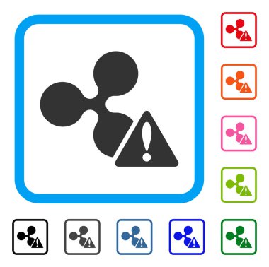 Dalgalanma uyarı simgesi çerçeveli