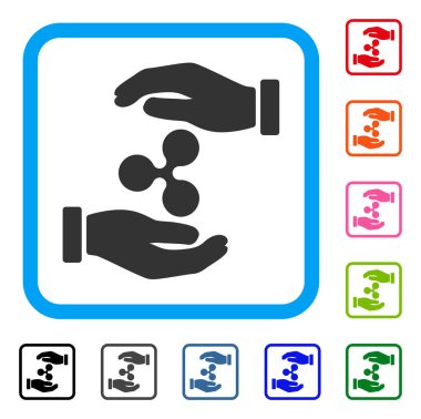 Dalgalanma sigorta eller simgesini çerçeveli