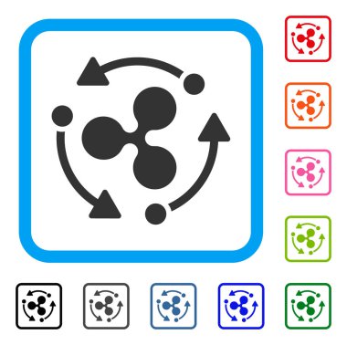 Dalgalanma ciro simgesi çerçeveli