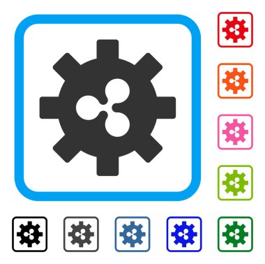 Dalgalanma geliştirme dişli simgesini çerçeveli