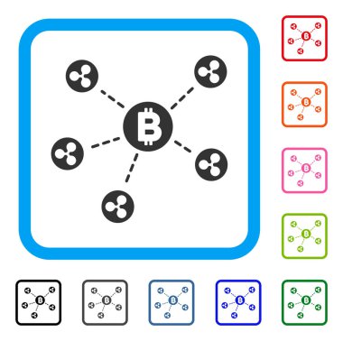 Bitcoin dalgalanma ağ kutsal kişilerin resmi çerçeveli