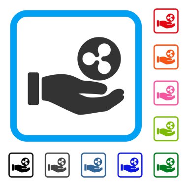 El vermek dalgalanma sikke simge çerçeveli