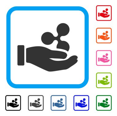 El teklif dalgalanma simgesi çerçeveli