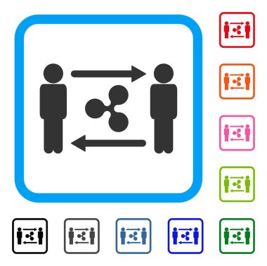 İnsanlar Exchange dalgalanma simgesi çerçeveli