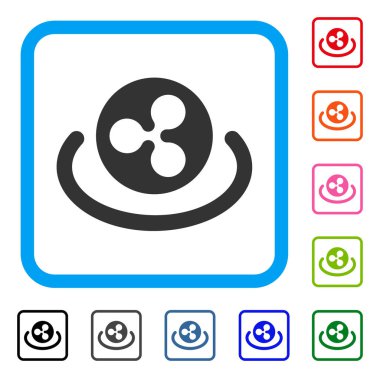 Dalgalanma alan simgesi çerçeveli