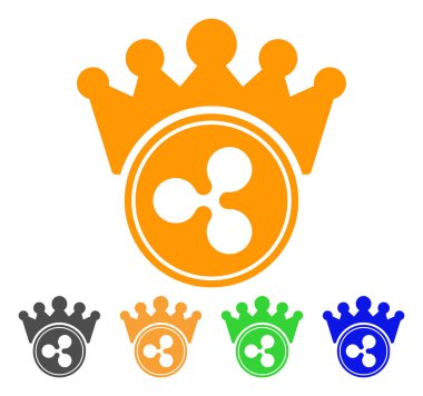 Taç vektör simge dalgalanma