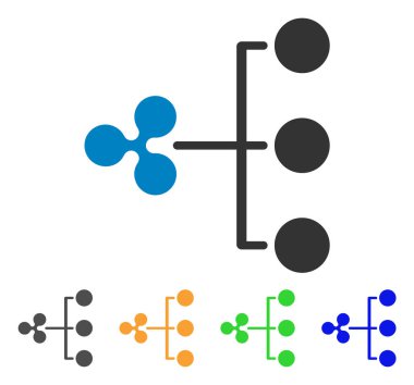 Yapısı diyagramı vektör simge dalgalanma