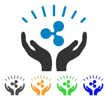 Refah eller vektör simge dalgalanma